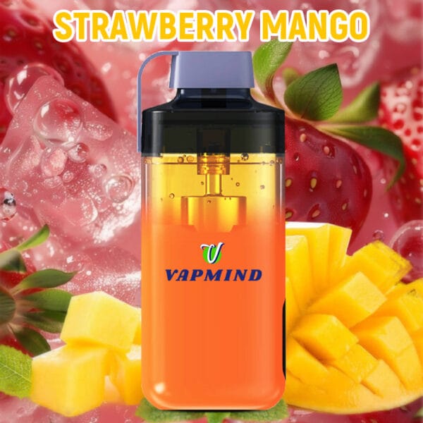 Refillable Disposable E Cigarette Vapmind Vape 20000 PUFFS vape shop Strawberry Mango